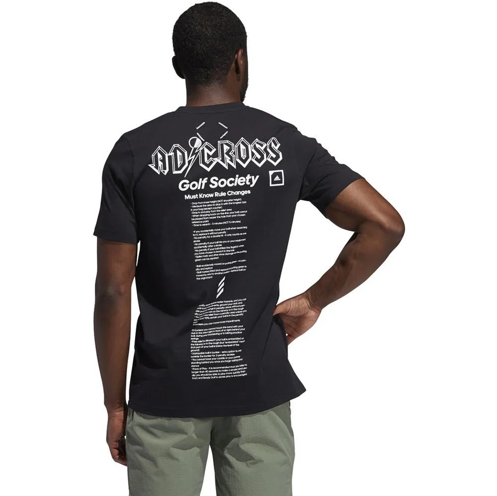 Adidas AdiCross Graphic Golf Tee - Image 2