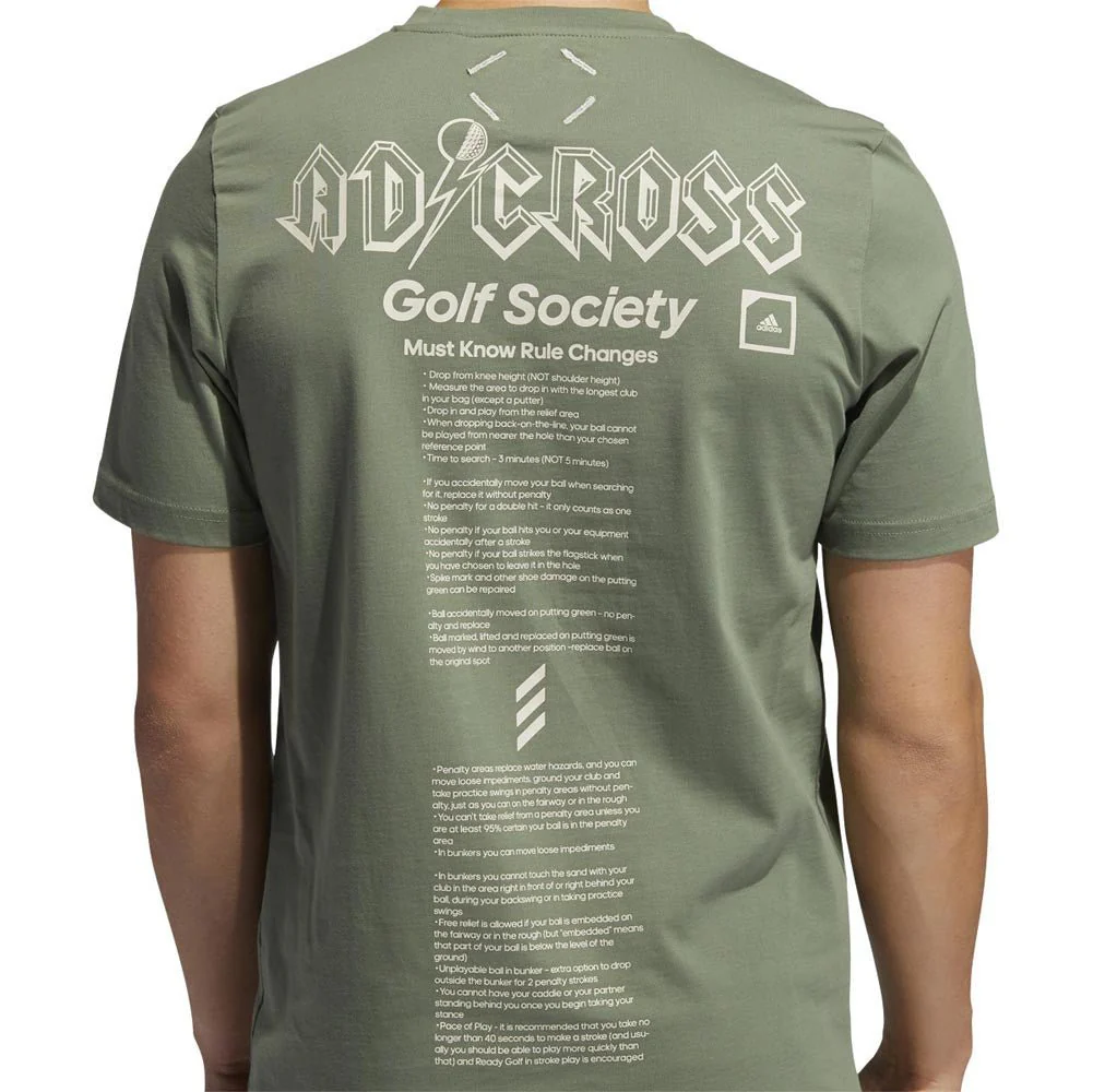 Adidas AdiCross Graphic Golf Tee - Image 7