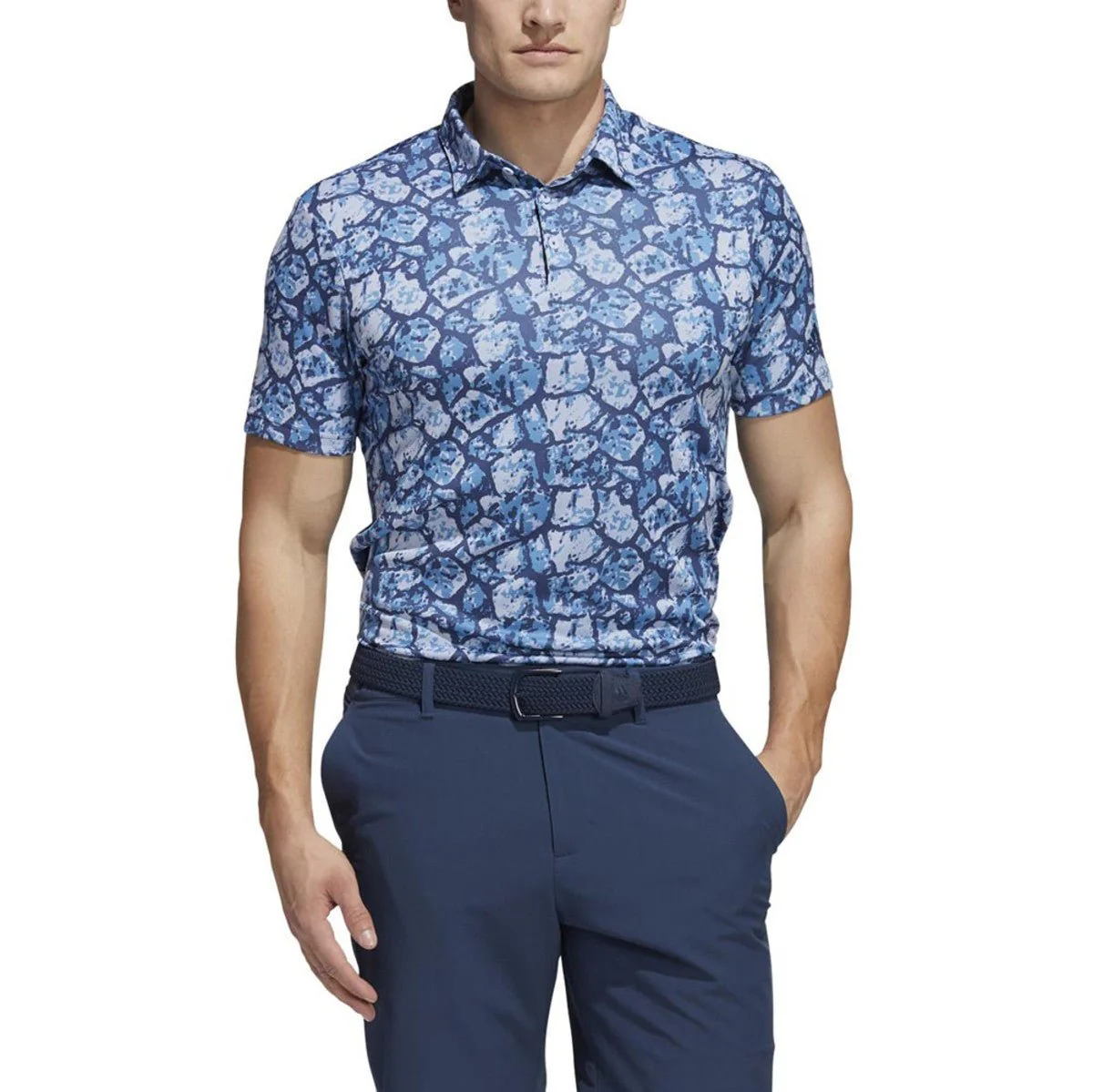 Adidas Cobblestone Print Polo