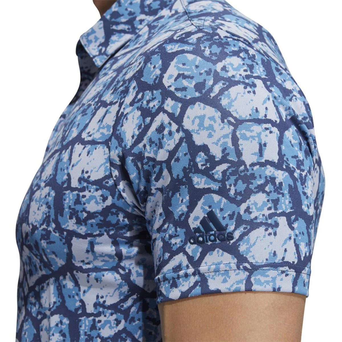 Adidas Cobblestone Print Polo - Image 3