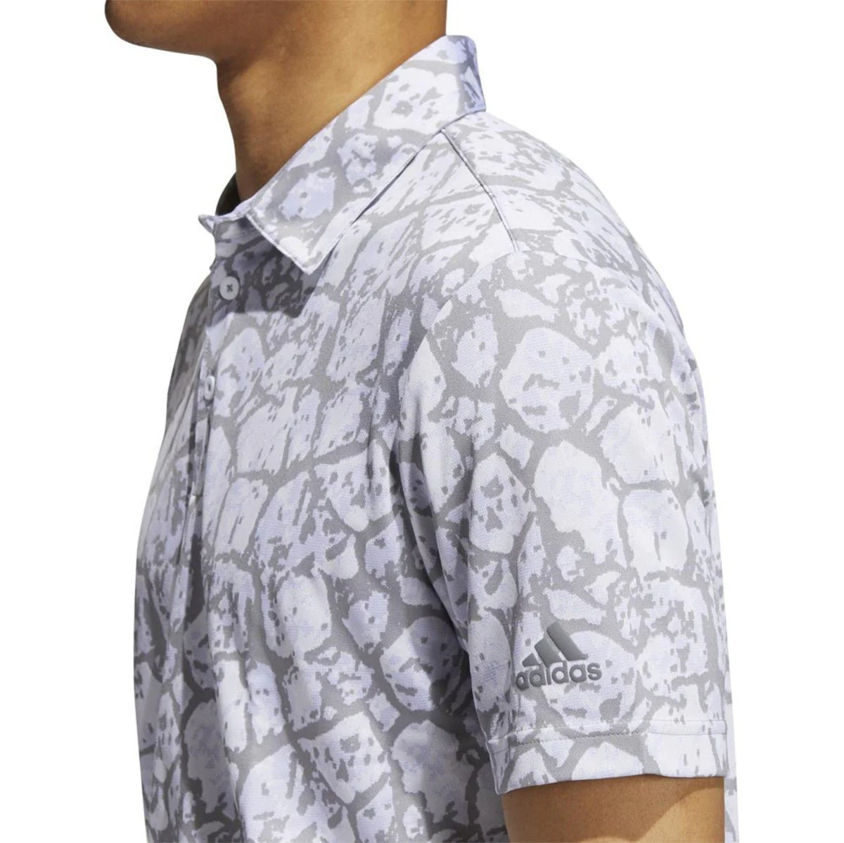 Adidas Cobblestone Print Polo - Image 7
