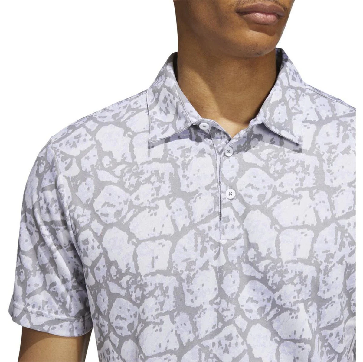 Adidas Cobblestone Print Polo - Image 8