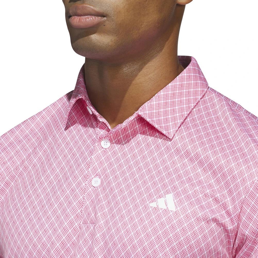 Adidas Core Allover Print Golf Polo - Image 4