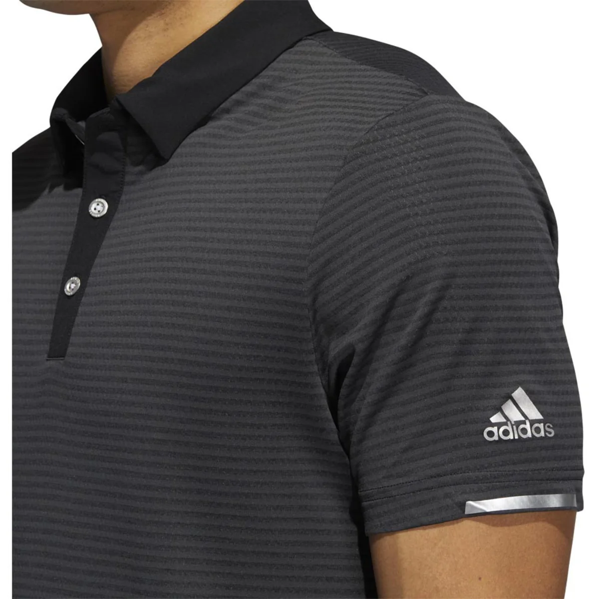 Adidas HEAT.RDY Microstripe Polo - Image 3