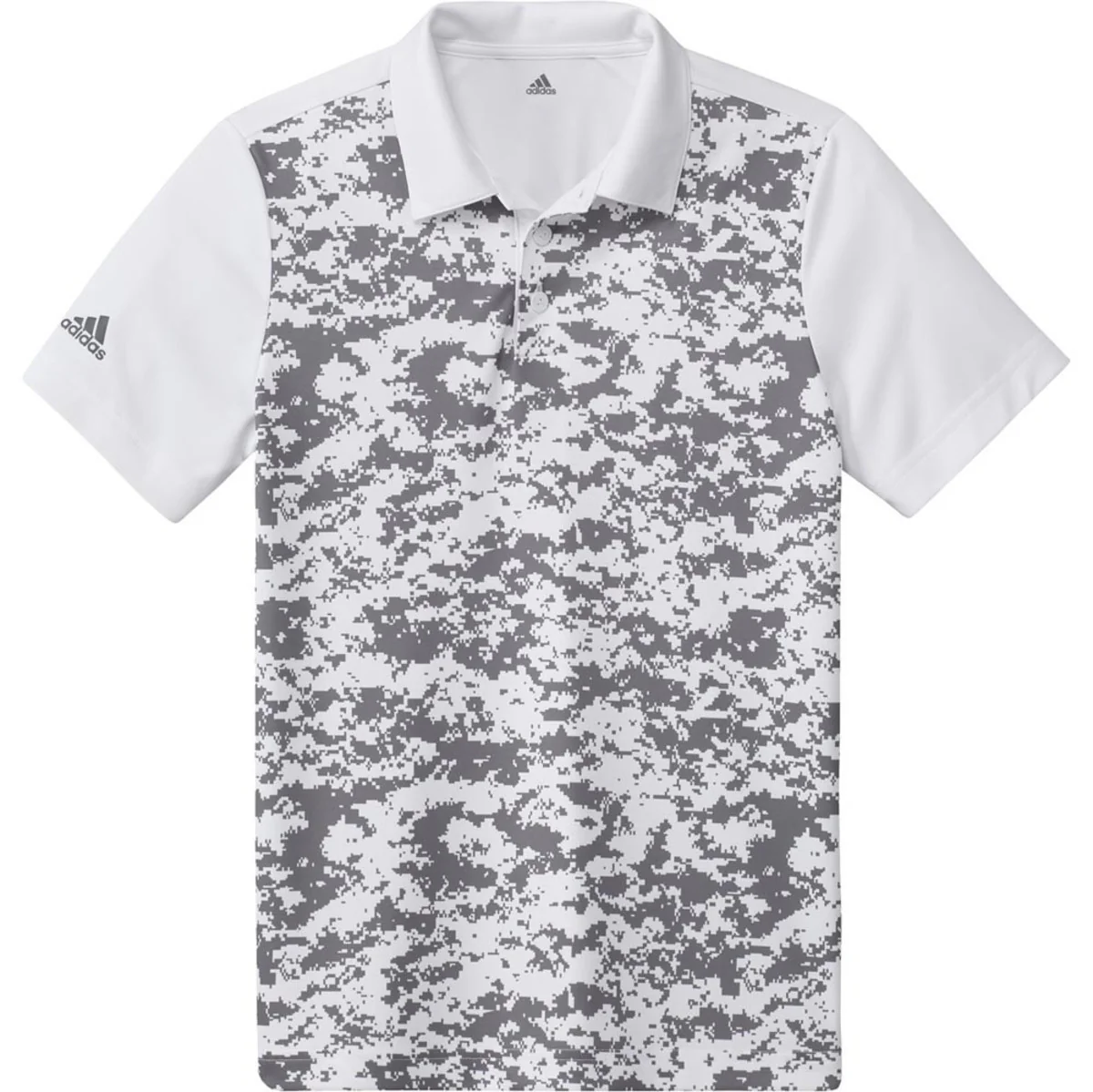 Adidas Junior Boys Digital Camo Print Polo