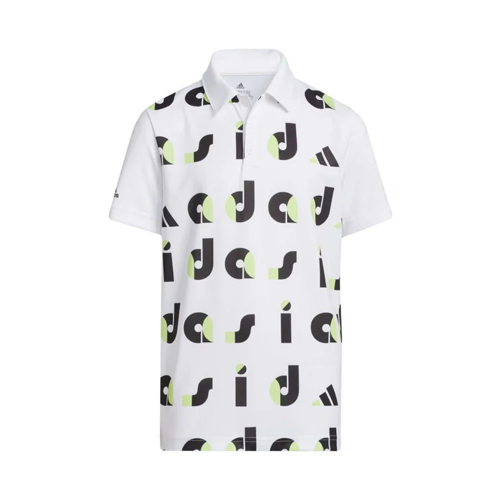 Adidas Junior Boys Graphic Polo - Image 3