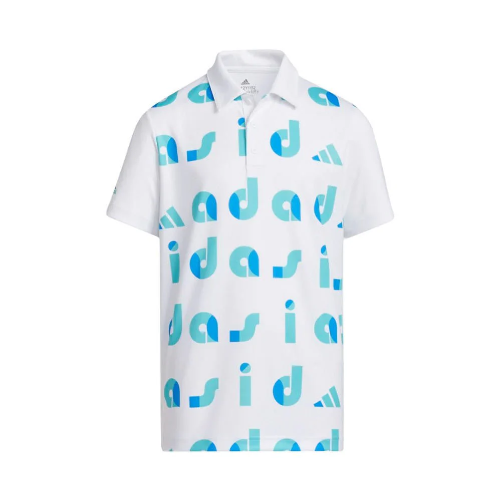 Adidas Junior Boys Graphic Polo - Image 7