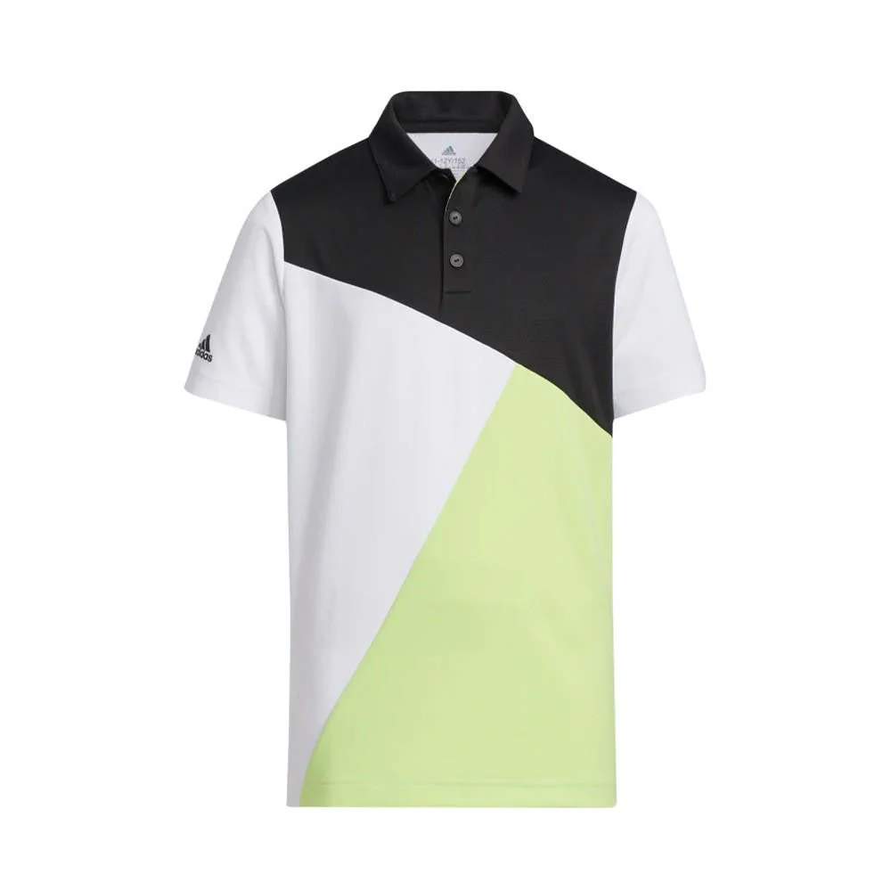 Adidas Junior Boys HEAT.RDY Colorblock Polo - Image 3