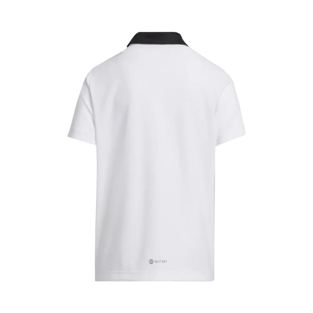 Adidas Junior Boys HEAT.RDY Colorblock Polo - Image 4
