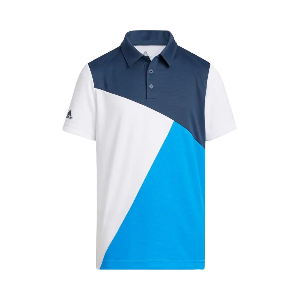 Adidas Junior Boys HEAT.RDY Colorblock Polo - Image 6