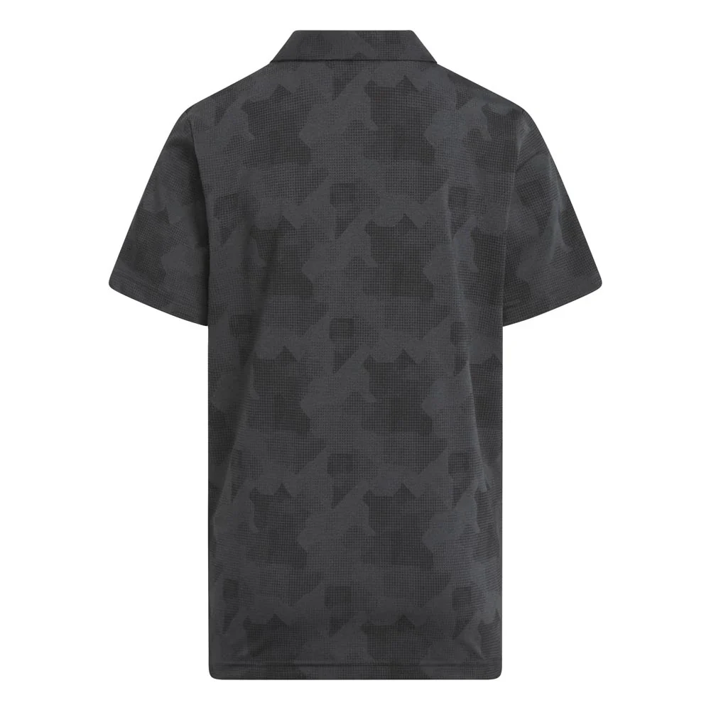 Adidas Junior Boys Printed Scripted Golf Polo - Image 2