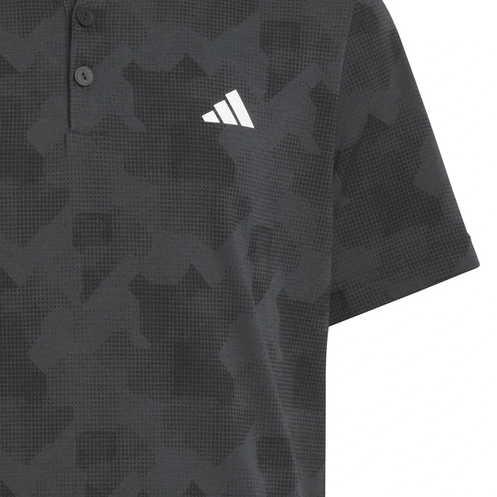 Adidas Junior Boys Printed Scripted Golf Polo - Image 3
