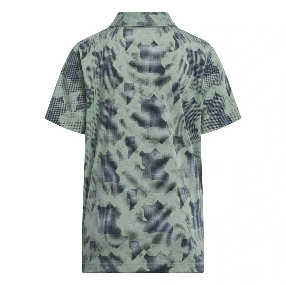 Adidas Junior Boys Printed Scripted Golf Polo - Image 7