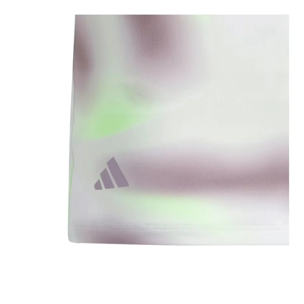 Adidas Junior Girls Allover Print Polo - Image 4