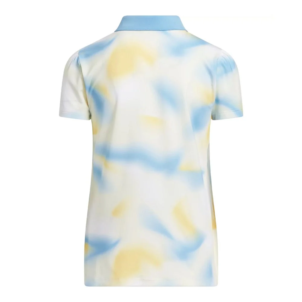 Adidas Junior Girls Allover Print Polo - Image 7