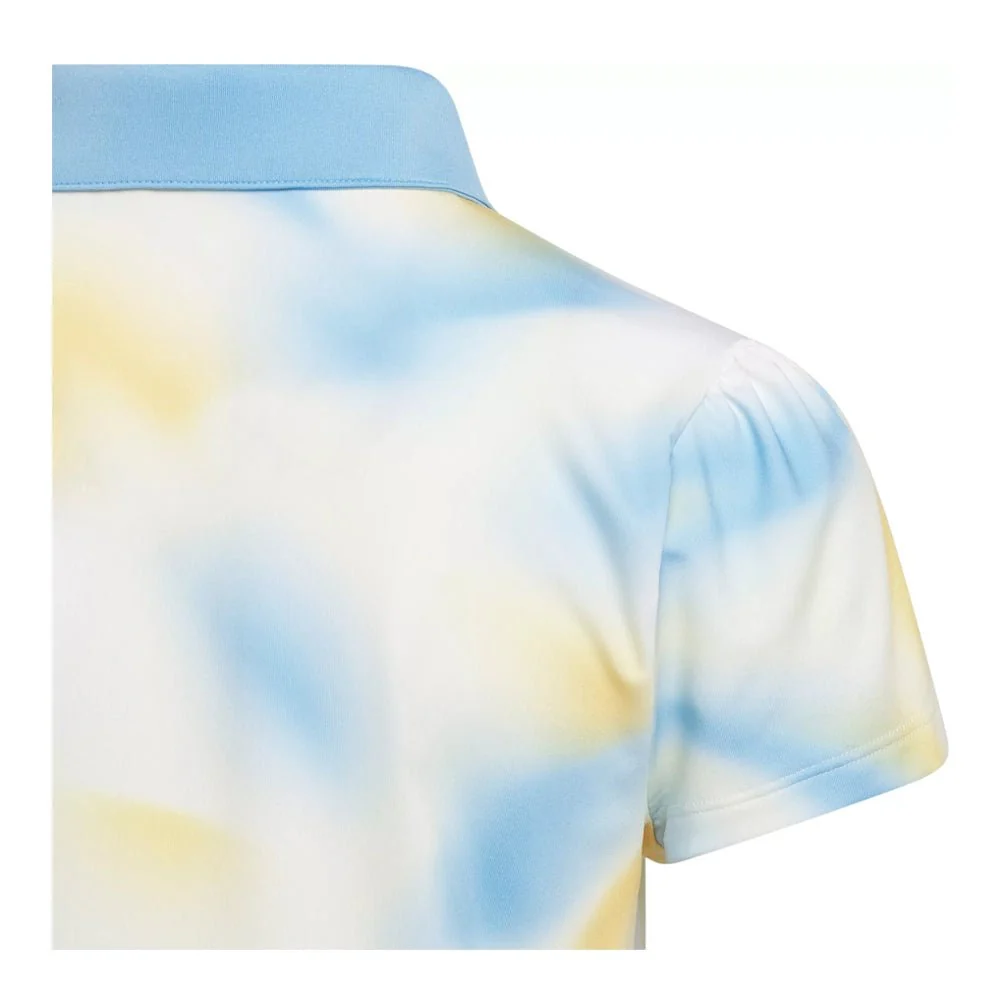 Adidas Junior Girls Allover Print Polo - Image 8