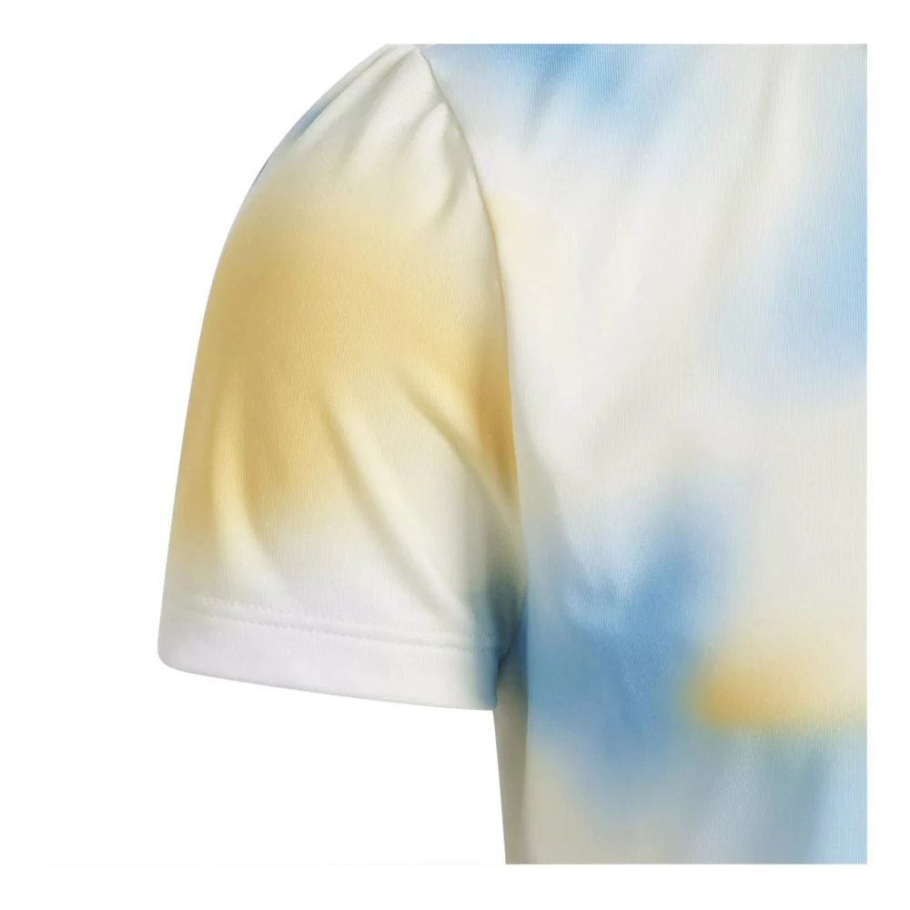 Adidas Junior Girls Allover Print Polo - Image 9
