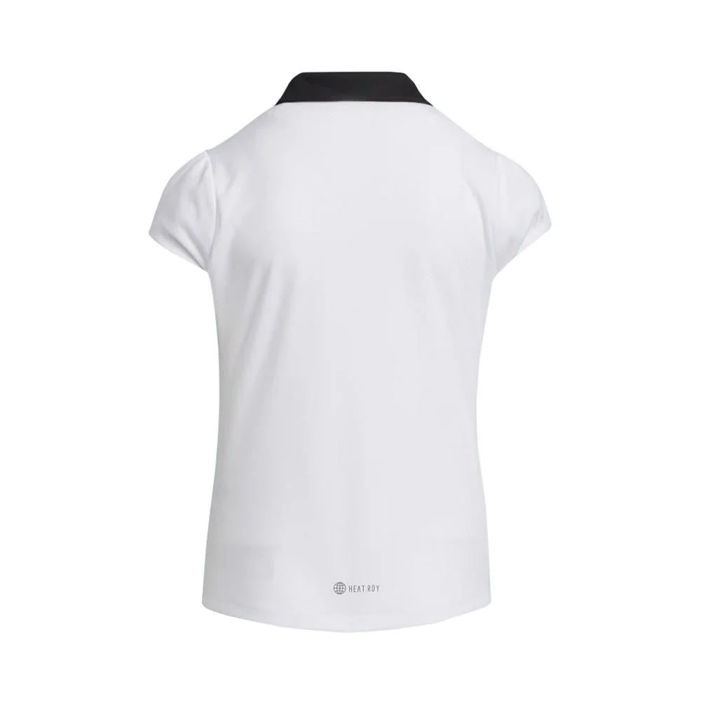 Adidas Junior Girls HEAT.RDY Polo - Image 4