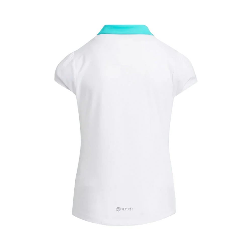 Adidas Junior Girls HEAT.RDY Polo - Image 9