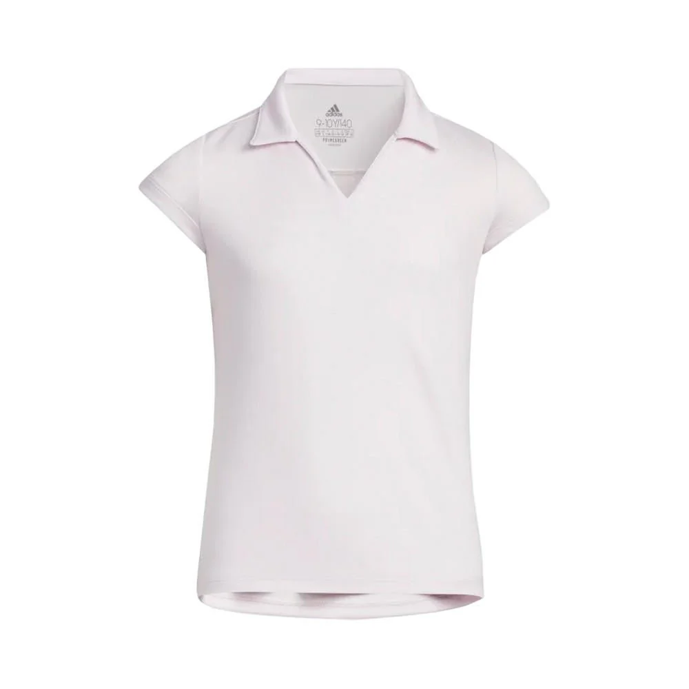 Adidas Junior Girls Heathered AEROREADY Polo - Image 2