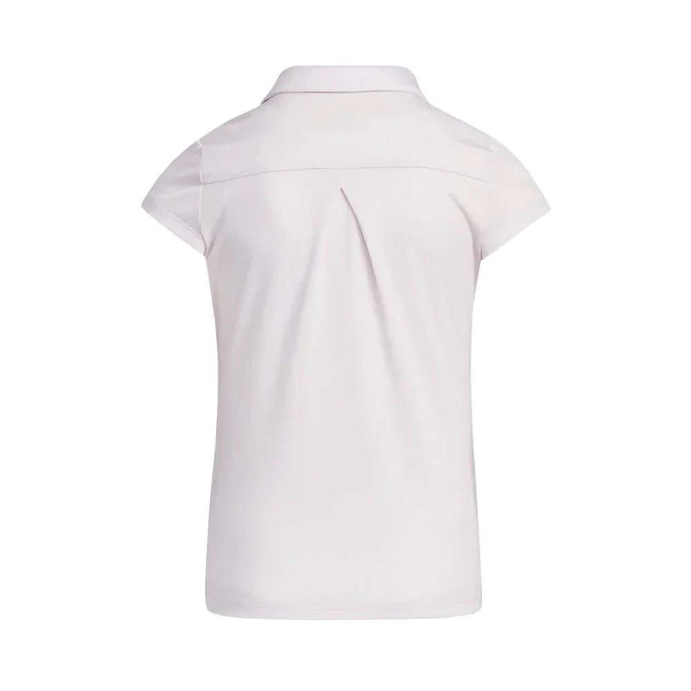 Adidas Junior Girls Heathered AEROREADY Polo - Image 4