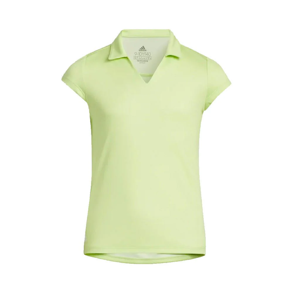 Adidas Junior Girls Heathered AEROREADY Polo - Image 5