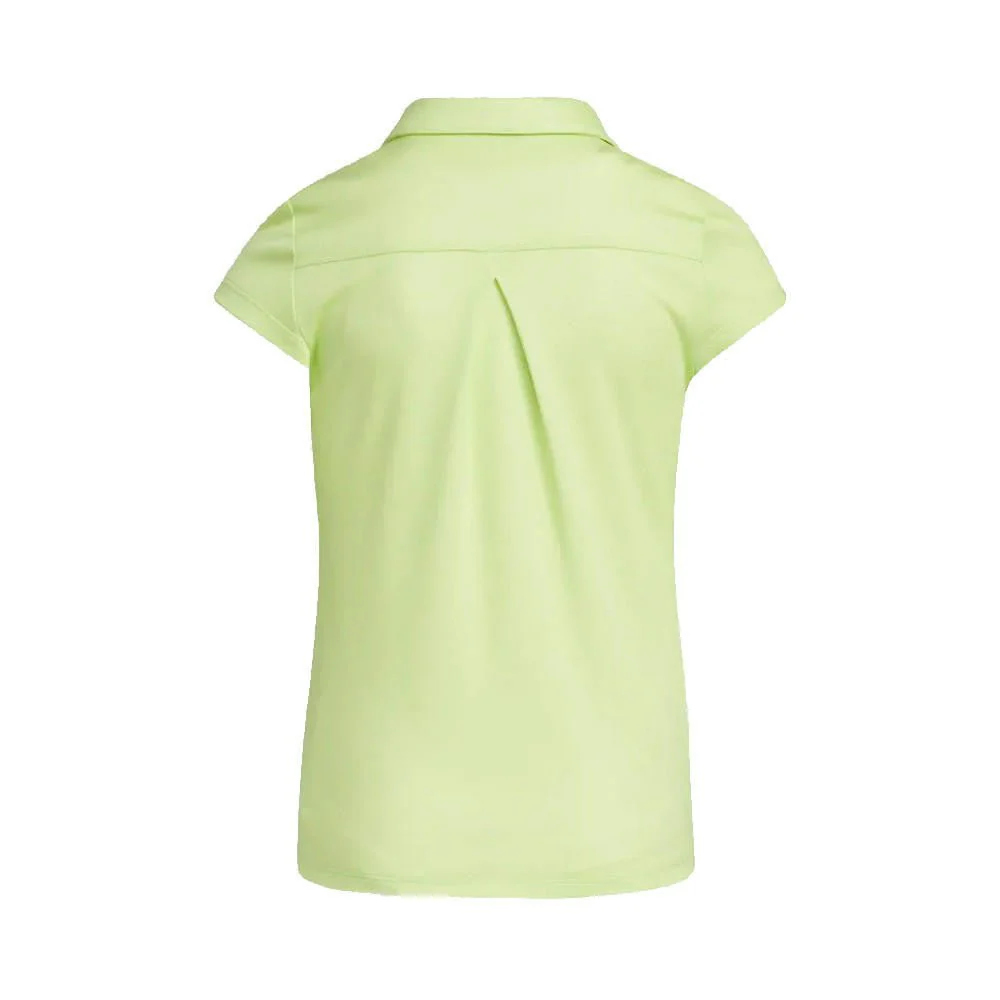 Adidas Junior Girls Heathered AEROREADY Polo - Image 7