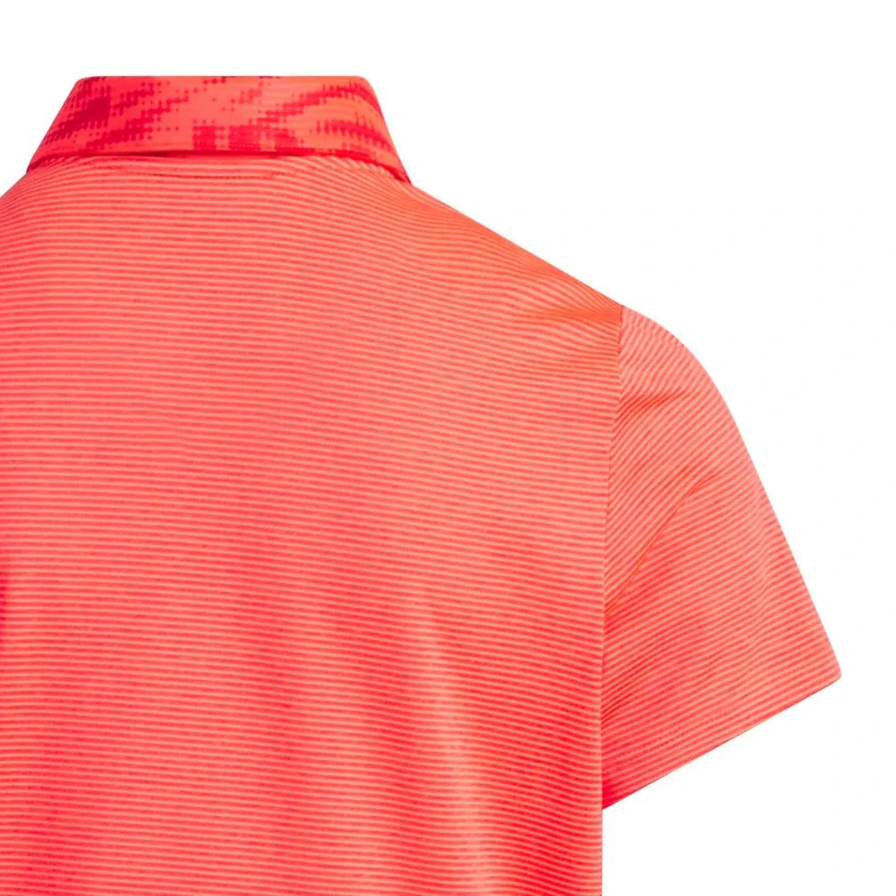 Adidas Junior Girls Ottoman Printed Golf Polo - Image 5