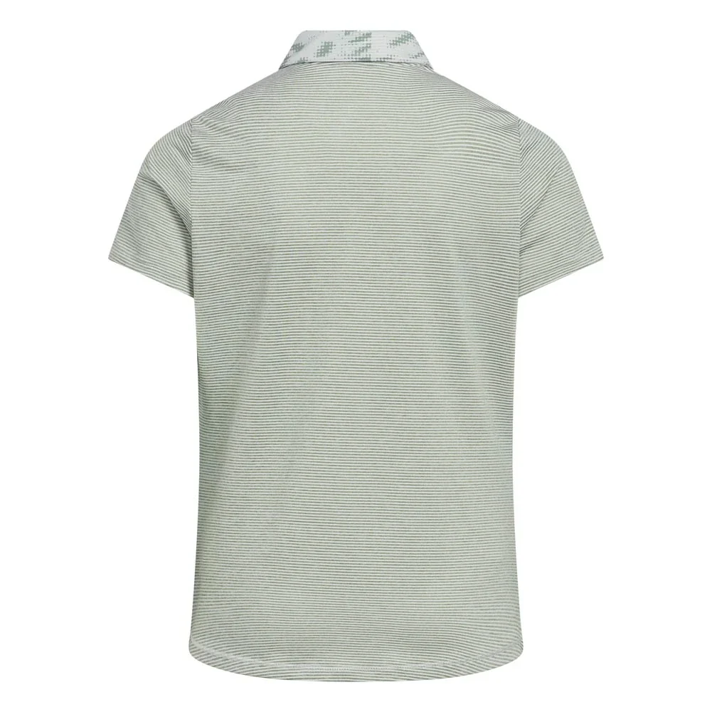 Adidas Junior Girls Ottoman Printed Golf Polo - Image 7