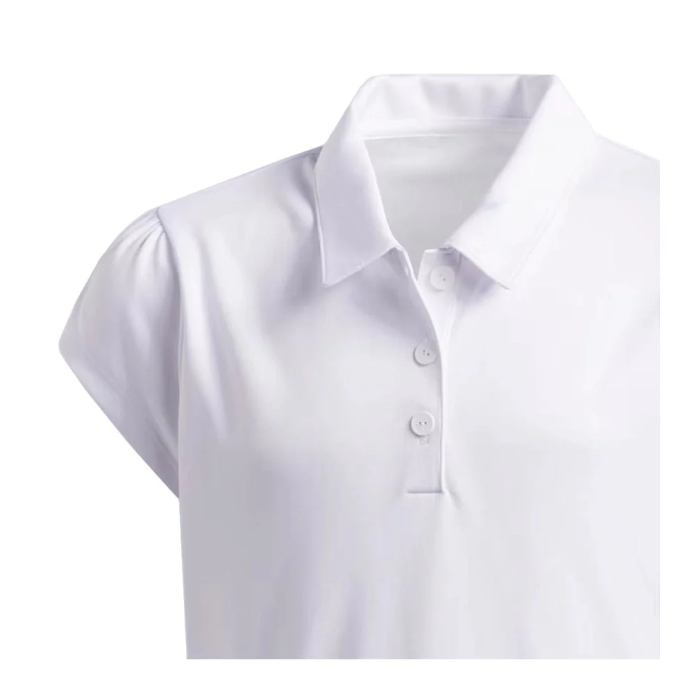 Adidas Junior Girls Performance Polo - Image 4
