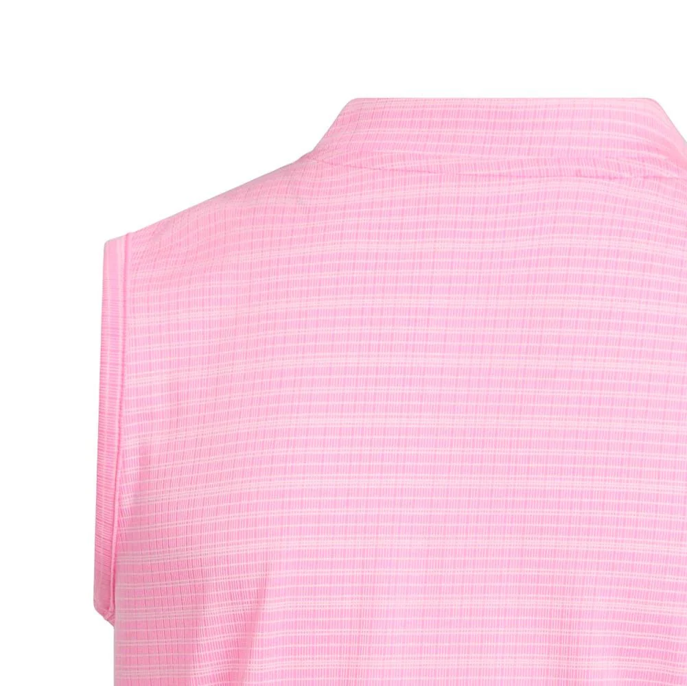 Adidas Junior Girls Sleeveless Golf Polo - Image 5