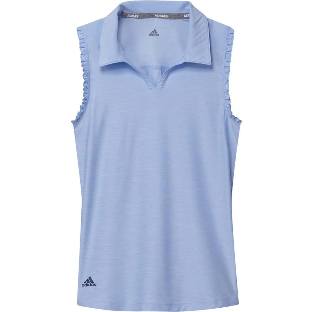 Adidas Junior Girls Spacedye Sleeveless Polos