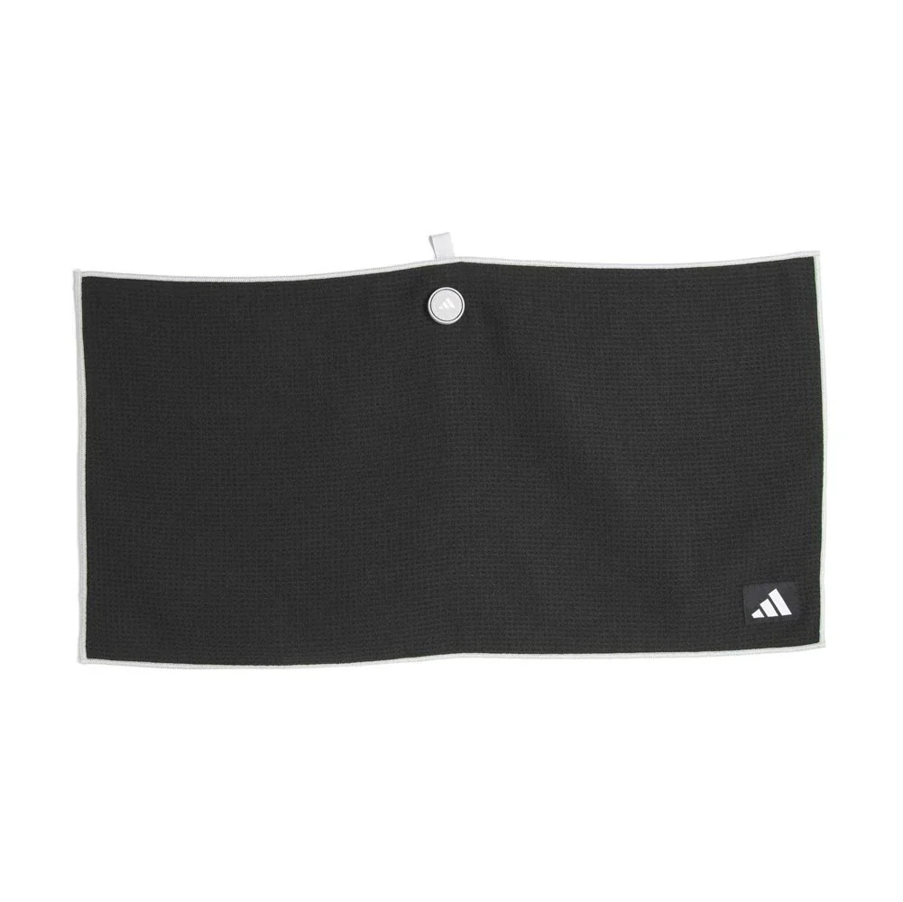 Adidas Magnetic Microfiber Players Cart Golf Towel
