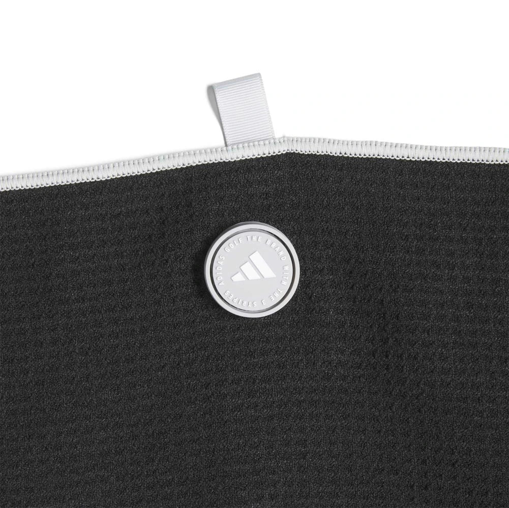 Adidas Magnetic Microfiber Players Cart Golf Towel - Image 2