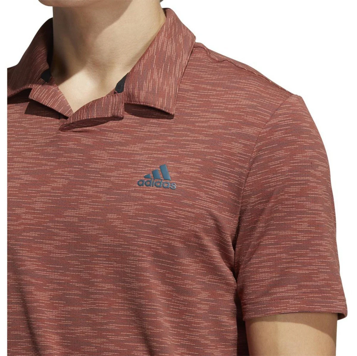 Adidas Mesh Broken Stripe Polo - Image 11