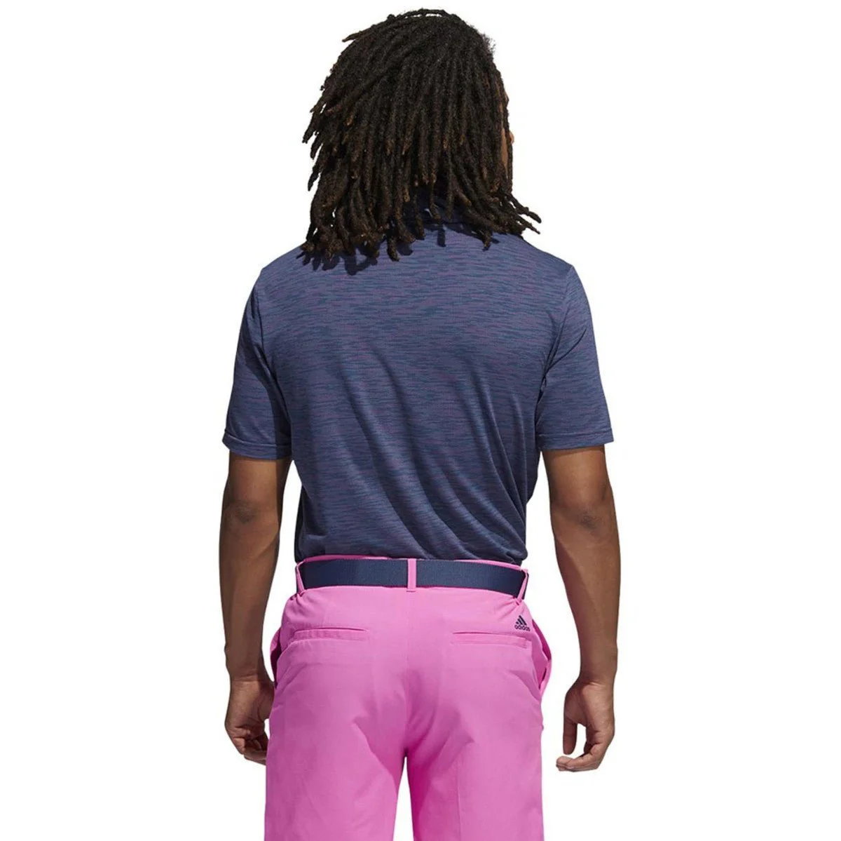 Adidas Mesh Broken Stripe Polo - Image 6