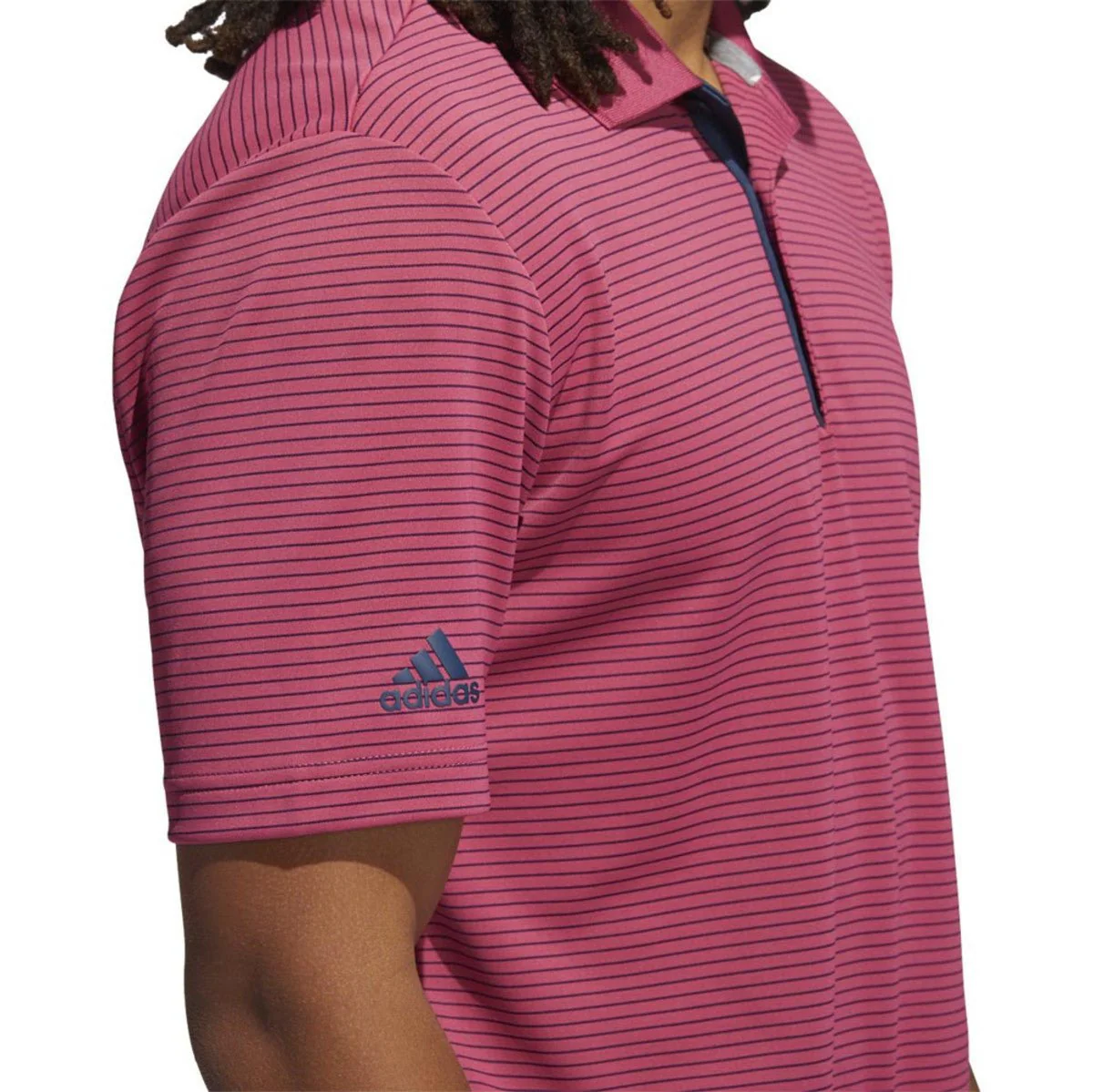 Adidas Performance 2-Color Stripe Polo - Image 11