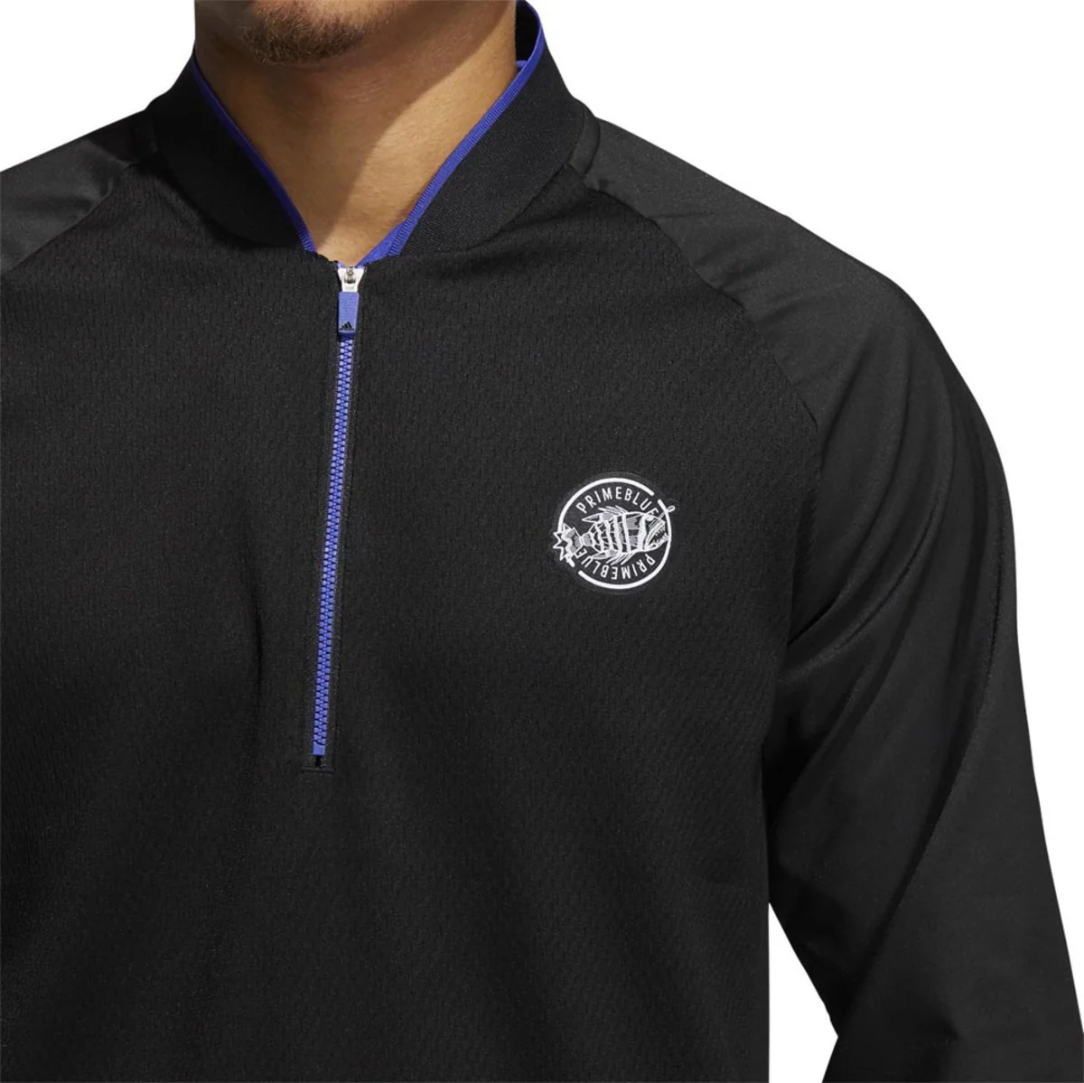 Adidas Primeblue Golf 1/4 Zip Layering - Image 2