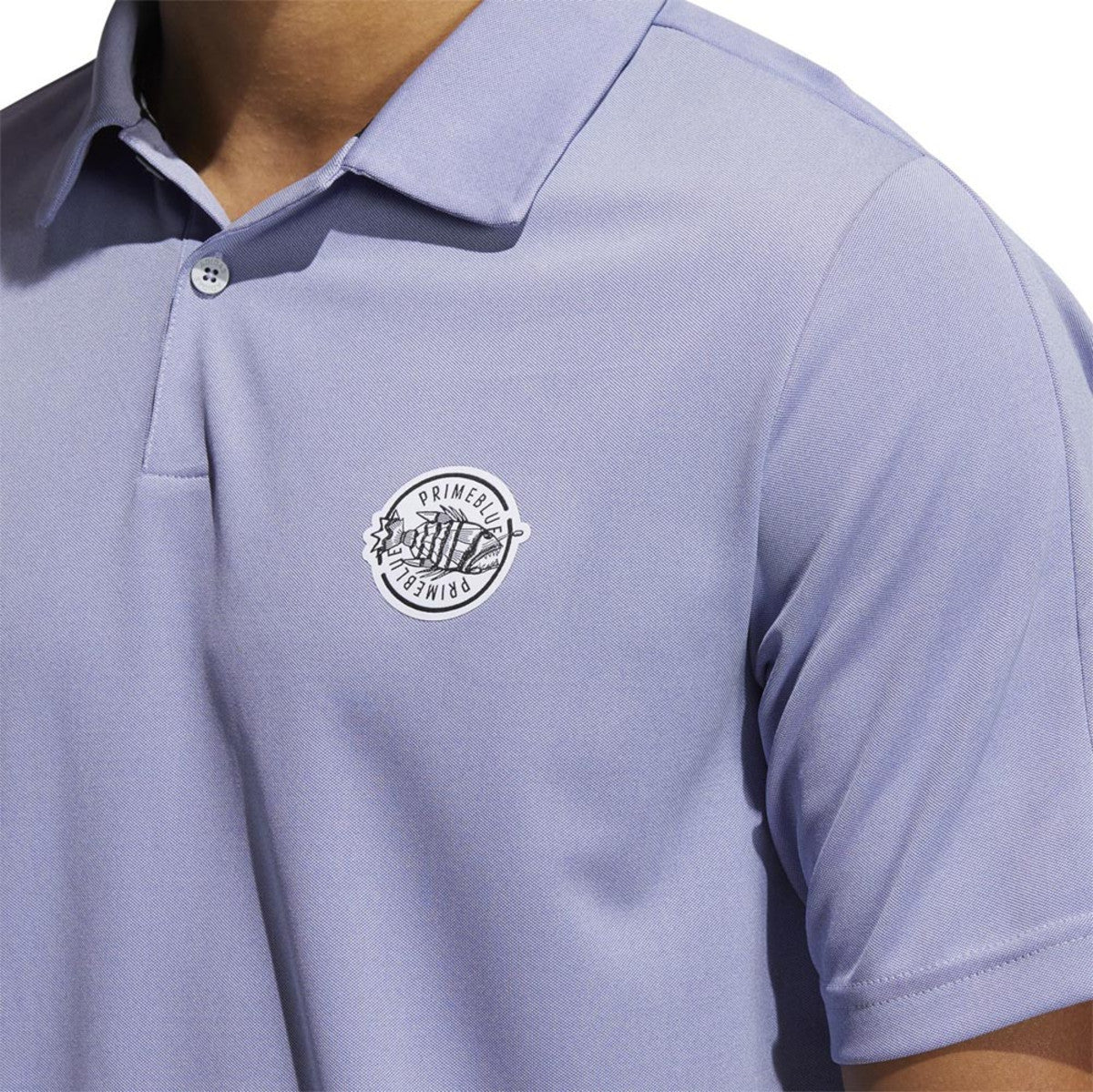 Adidas Primeblue Two-Tone Pique Golf Polo - Image 4