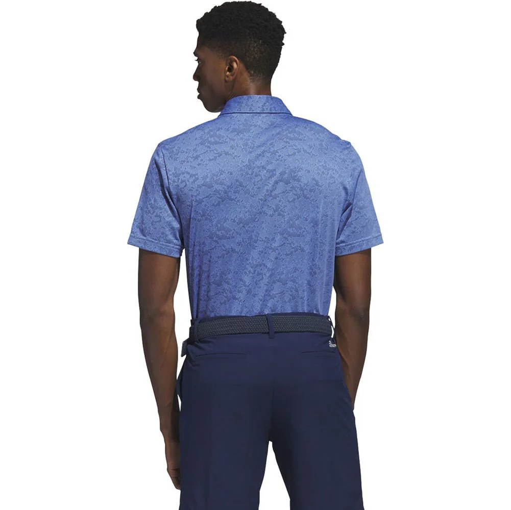 Adidas Textured Jacquard Polo - Image 2