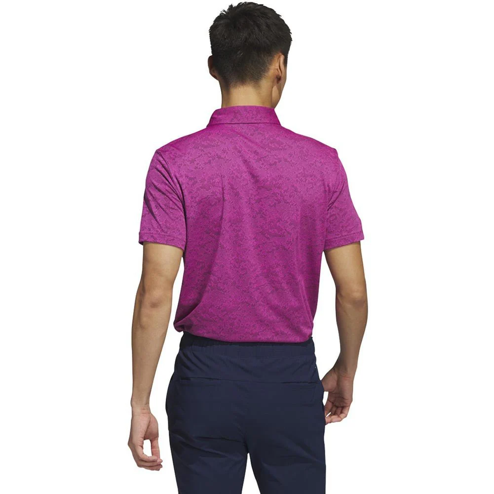 Adidas Textured Jacquard Polo - Image 8