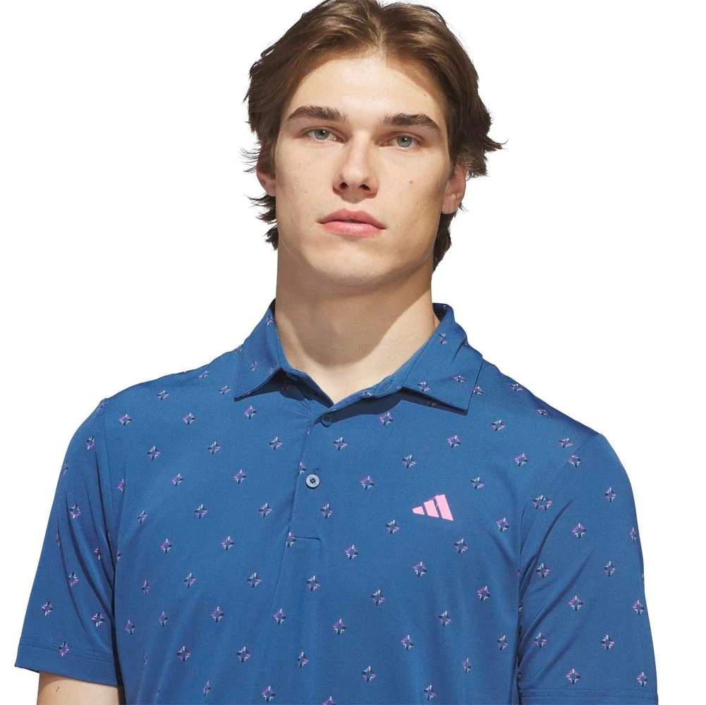 Adidas Ultimate365 ClimaCool Essense Print Golf Polo - Image 4