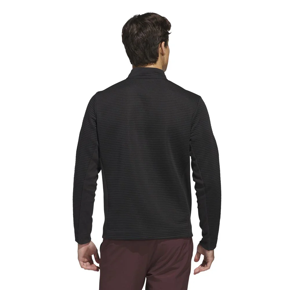 Adidas Ultimate365 DWR Textured Quarter-Zip Golf Pullover - Image 3