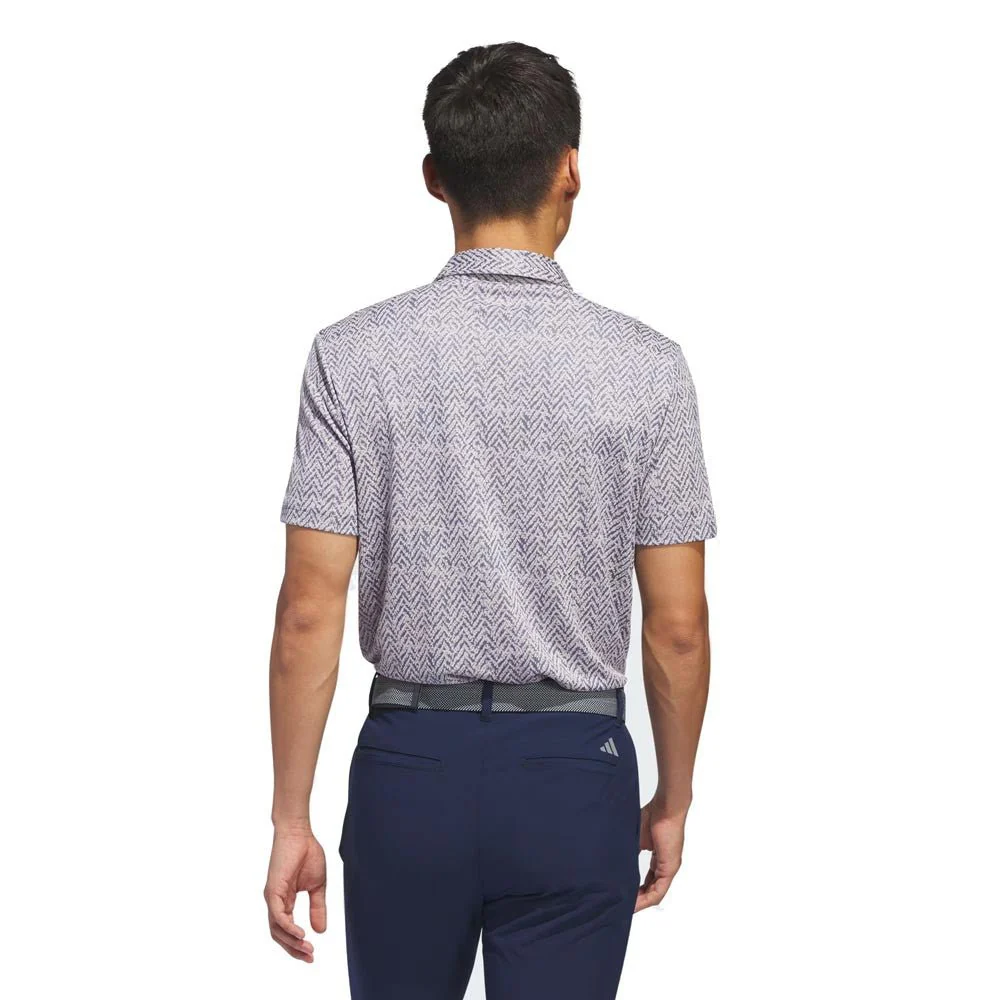 Adidas Ultimate365 Jacquard Golf Polo - Previous Season Style - Image 4