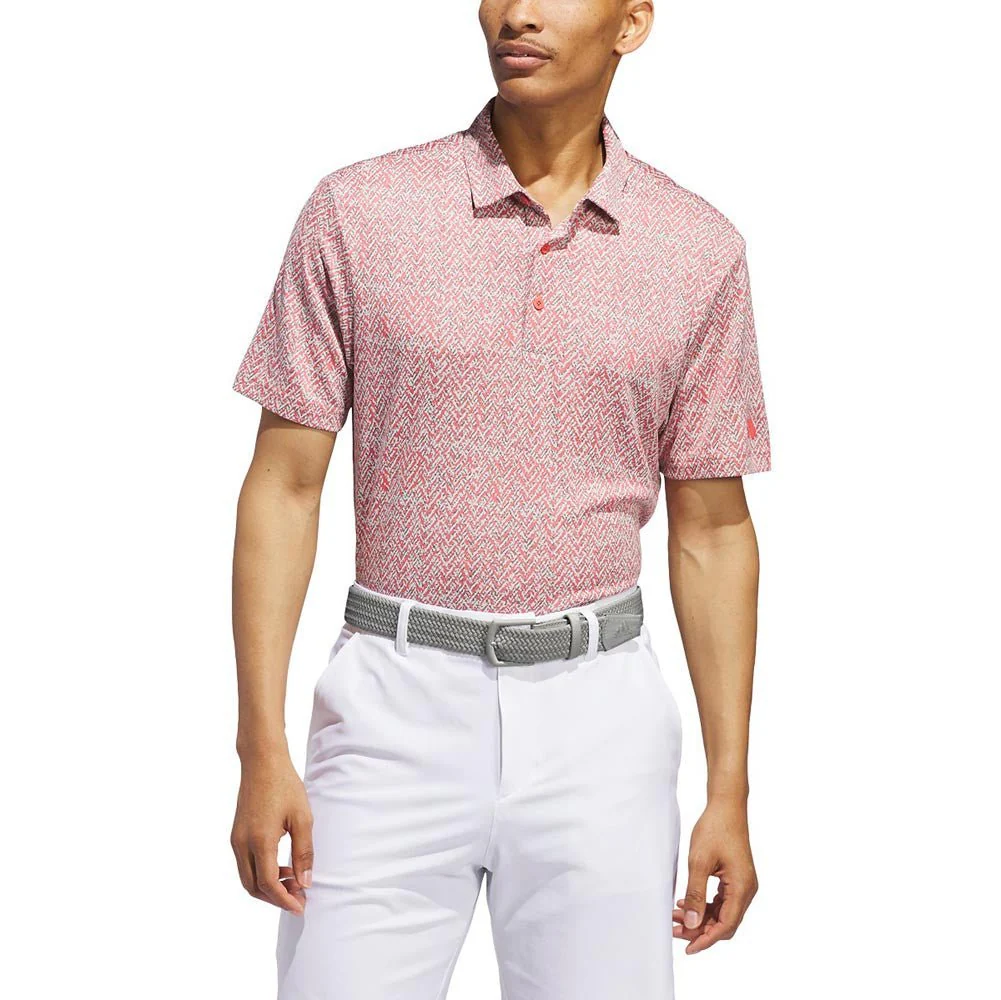Adidas Ultimate365 Jacquard Golf Polo - Previous Season Style - Image 5