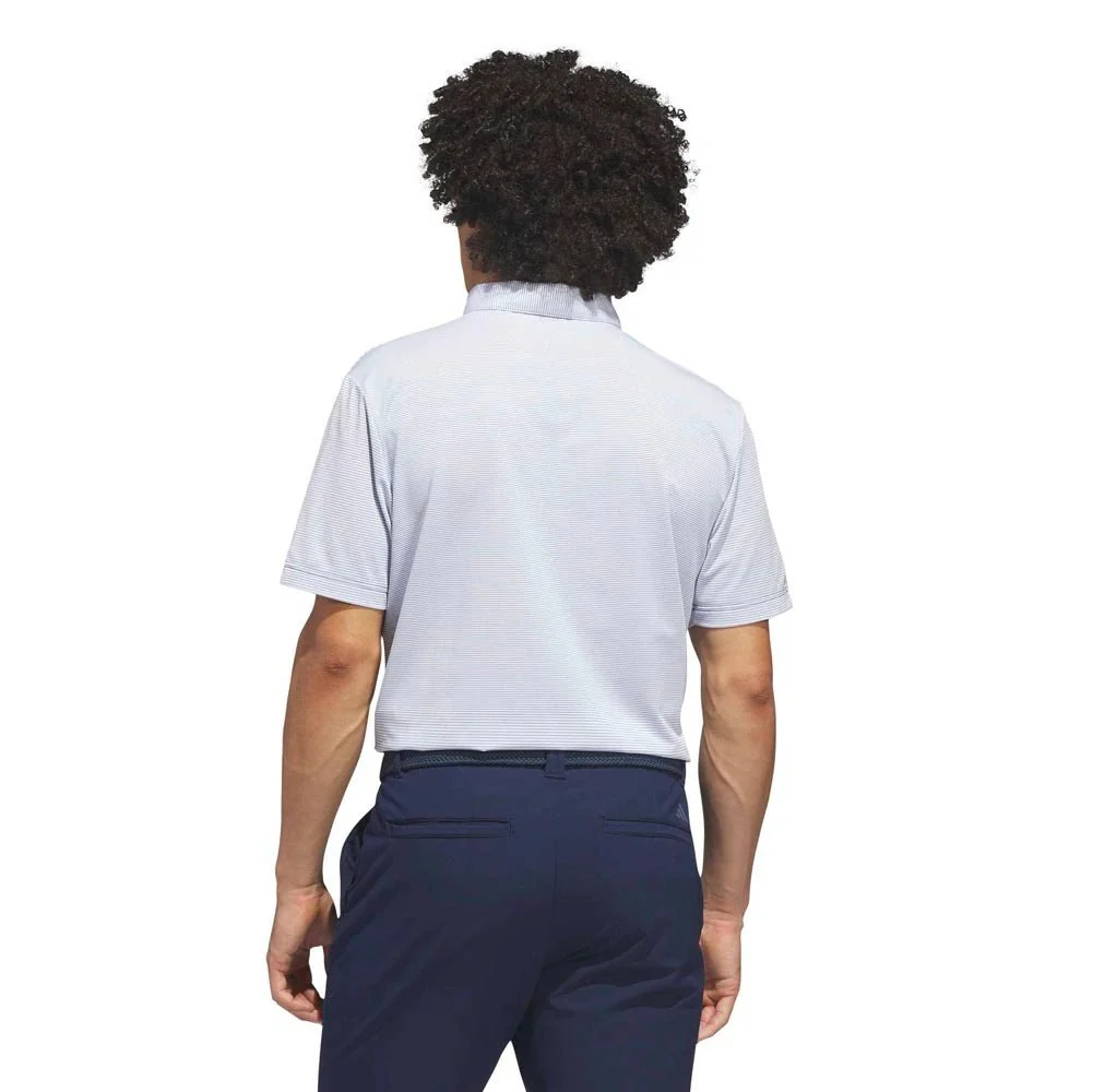 Adidas Ultimate365+ ClimaCool Pencil Stripe Golf Polo - Image 3