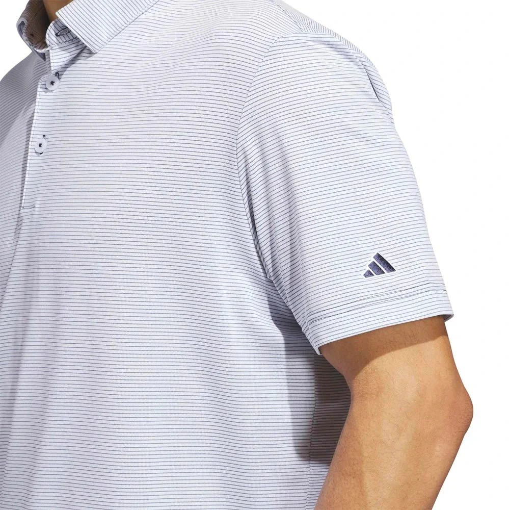Adidas Ultimate365+ ClimaCool Pencil Stripe Golf Polo - Image 5