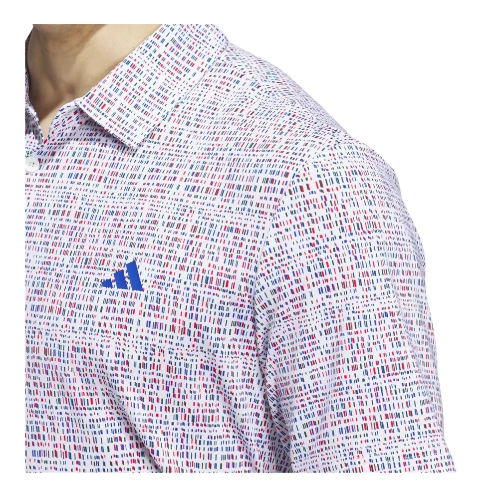 Adidas Ultimate365 Power Grid Print Golf Polo - Image 15