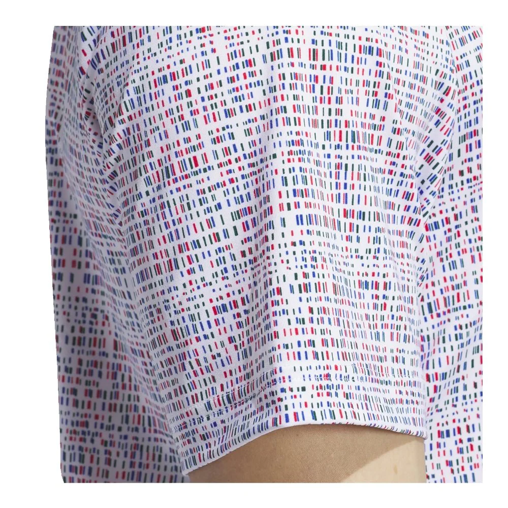 Adidas Ultimate365 Power Grid Print Golf Polo - Image 16