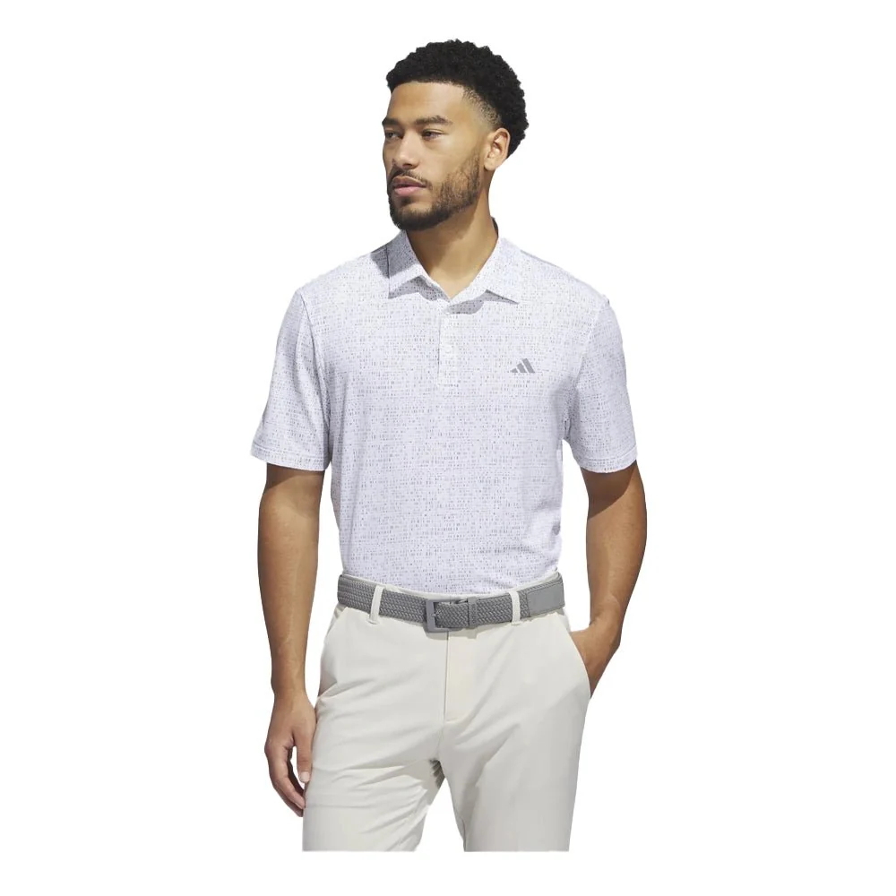 Adidas Ultimate365 Power Grid Print Golf Polo - Image 5